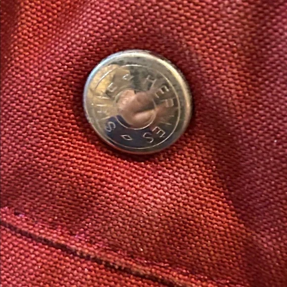 Hermes small tote Dark Red & Brownish Black
Minor corner wear one corner only - Picture 8 of 12